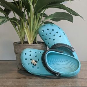 Robin's Egg Blue Crocs